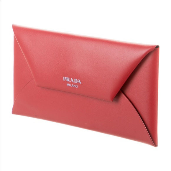 Prada Leather Wallet Envelope Clutch & Removable Document Holder Lunar New Year - Picture 2 of 6